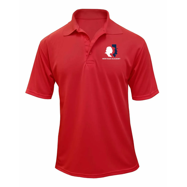 Heritage Academy Unisex Performance Dry Fit Short Sleeve Polo
