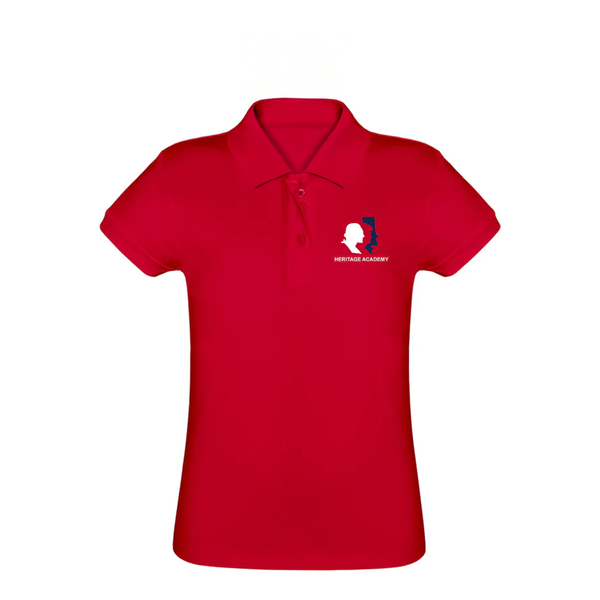 Heritage Academy Short Sleeve Feminine Fit Jersey Polo