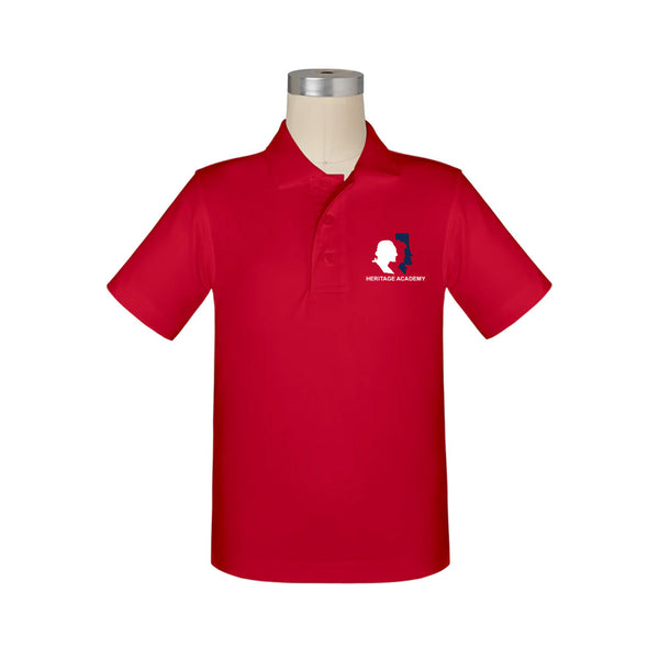 Heritage Academy Short Sleeve Performance Polo