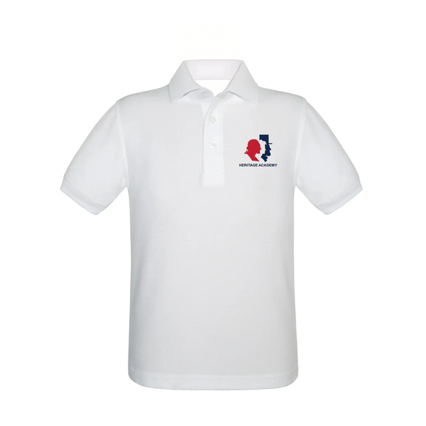 Heritage Academy Short Sleeve Pique Polo