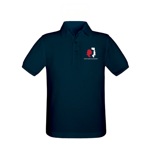 Heritage Academy Short Sleeve Pique Polo