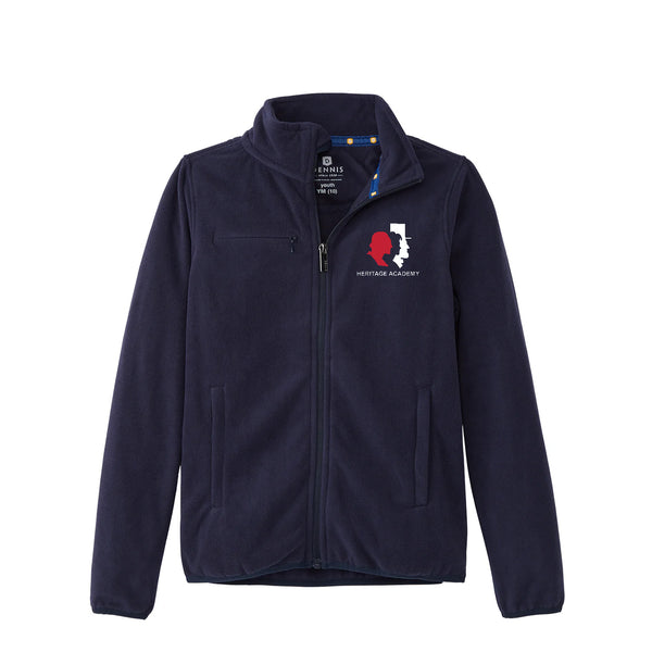Heritage Academy Zip Front Microfleece Jacket