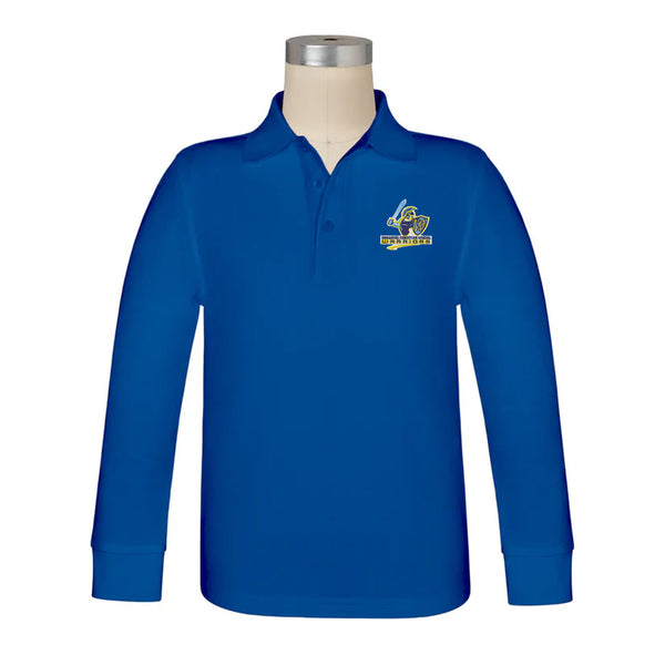Immanuel Christian Long Sleeve Pique Polo