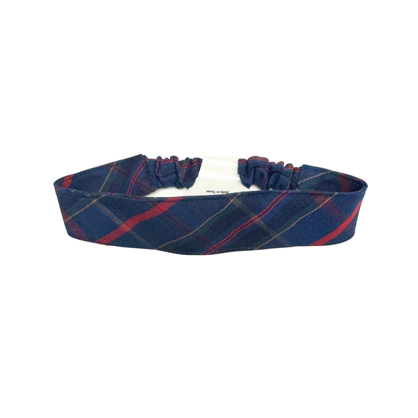 Wilson Plaid PLD93 Fabric Headband w/Elastic in Back