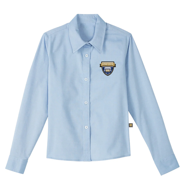 Lincoln Prep Feminine Fit Long Sleeve Oxford Shirt