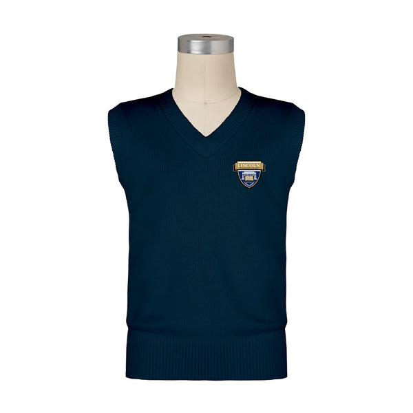 Lincoln Prep V-Neck Pullover Sweater Vest
