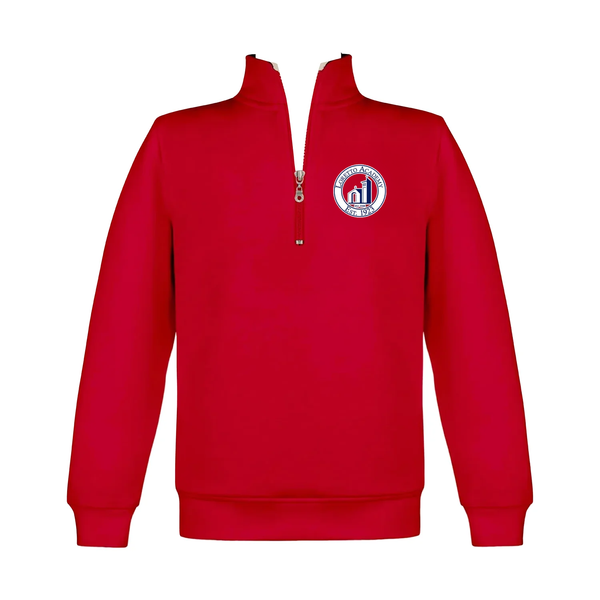 Loretto Elementary 1/4 Zip Pullover Sweatshirt - Red - New Emblem