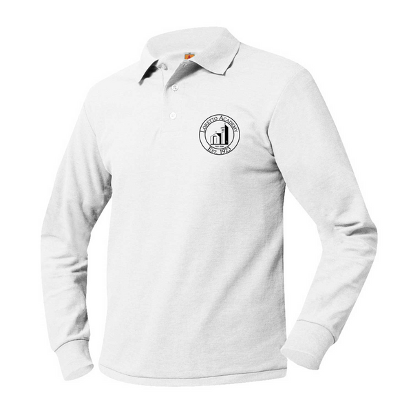 Loretto High School Unisex Pique Long Sleeve Polo