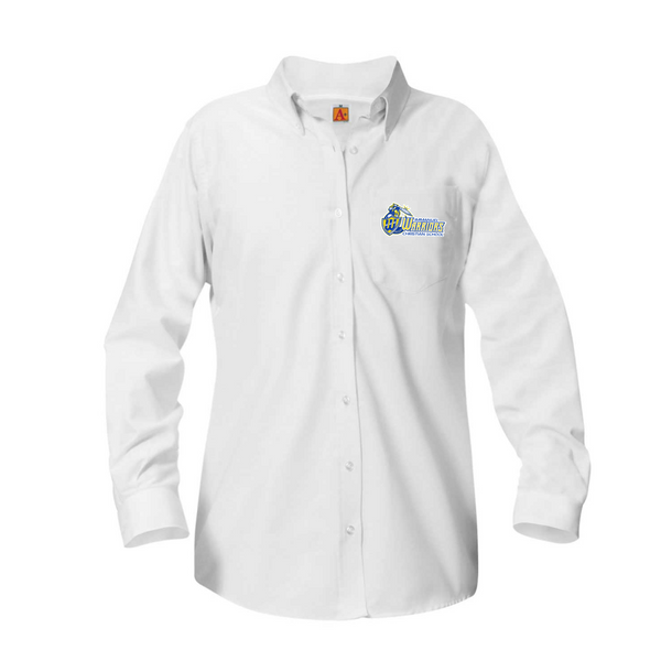 Immanuel Christian Female Oxford Long Sleeve Blouse