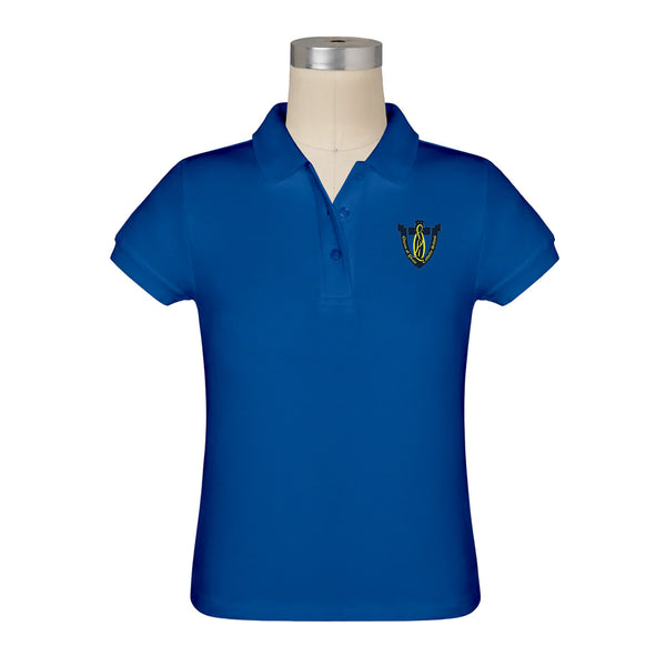 Queen Of Peace Short Sleeve Feminine Fit Pique Polo