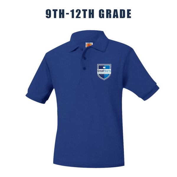 Roosevelt Prep Unisex Pique Short Sleeve Polo