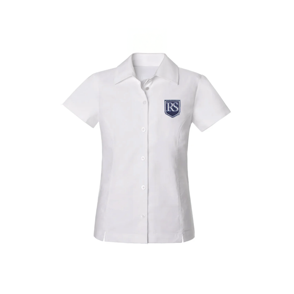 Rancho Solano Short Sleeve Convertible Collar Taylor Blouse
