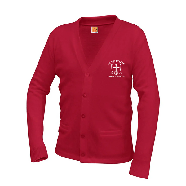 St Felicitas Catholic School Unisex V Neck Cardigan