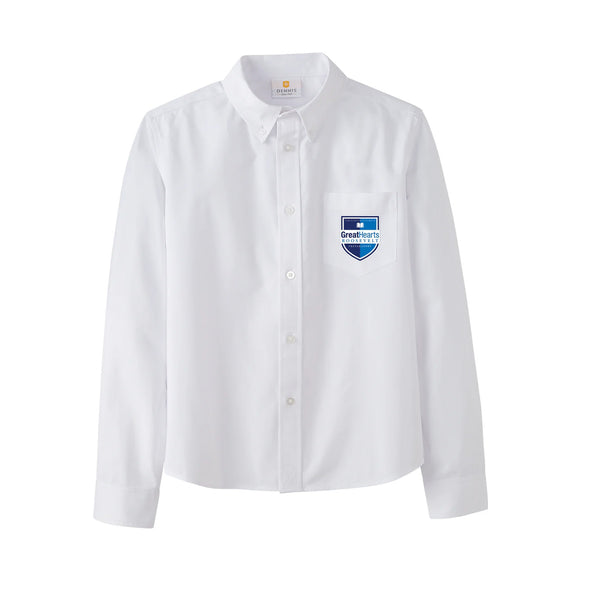 Roosevelt Prep Long Sleeve Oxford Shirt