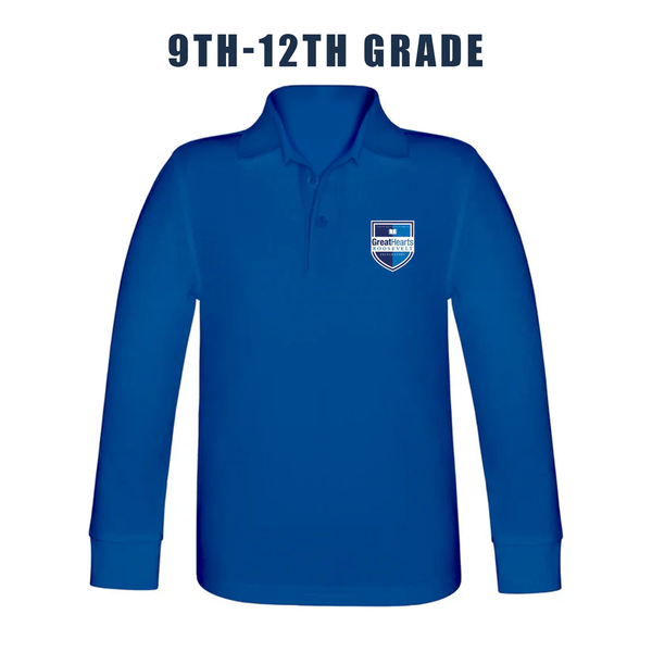Roosevelt Prep Long Sleeve Pique Polo
