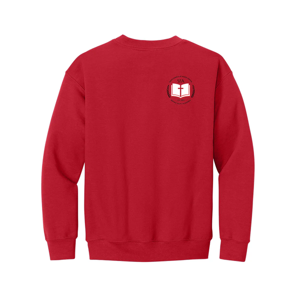 Saint Francis Catholic Crew Neck Fleece Sweatshirt