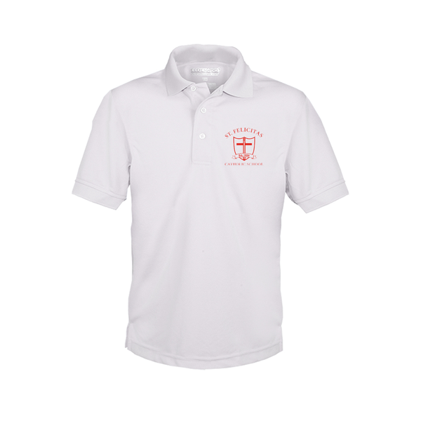 St Felicitas Catholic Unisex Performance Short Sleeve Polo