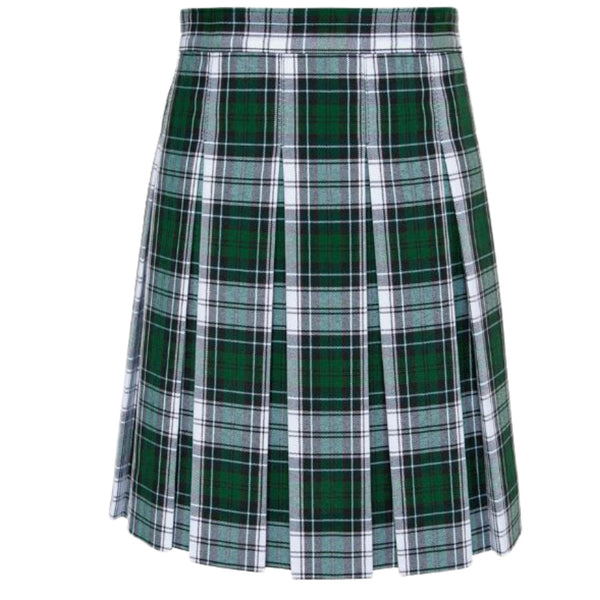 St. Mary's Box Pleat Plaid Skirt
