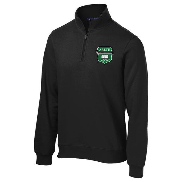 Arete Prep Academy Unisex Heavyweight Quarter Zip Athletic Pullover