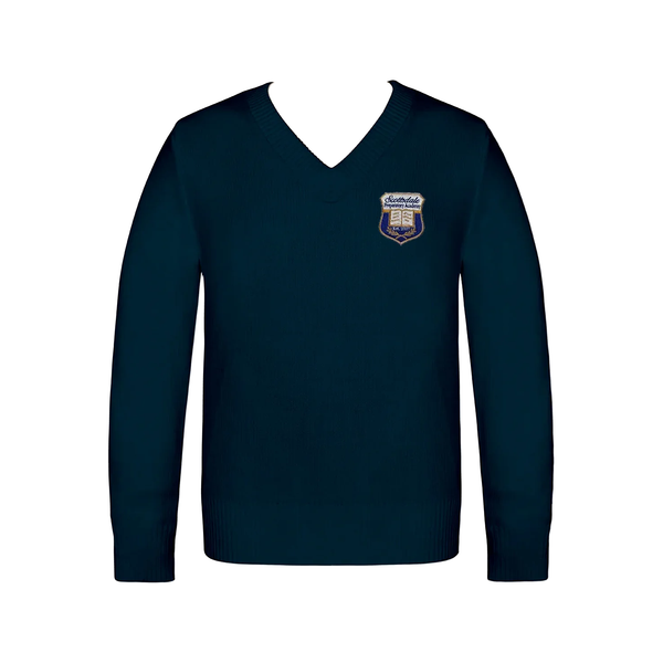 Scottsdale Prep Long Sleeve V-Neck Pullover Sweater