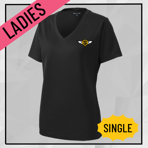 Champion Premium Women's RacerMesh V-Neck Tee