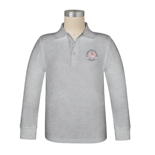 St. Catherine Of Siena Long Sleeve Pique Polo