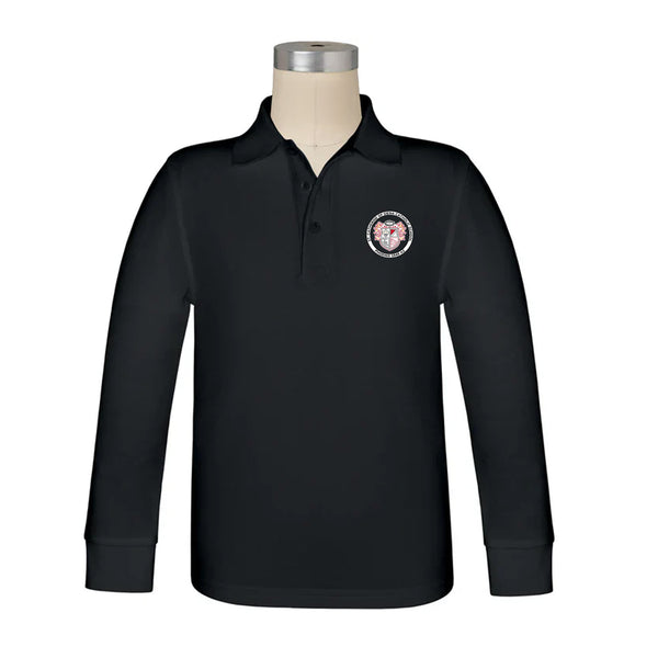 St. Catherine Of Siena Long Sleeve Pique Polo
