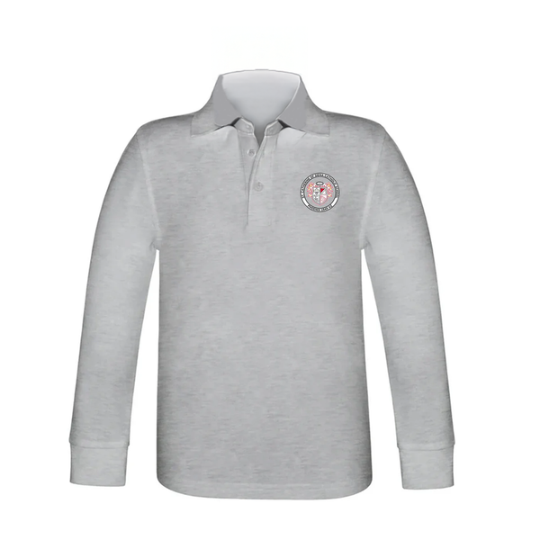 St. Catherine Of Siena Long Sleeve Pique Polo
