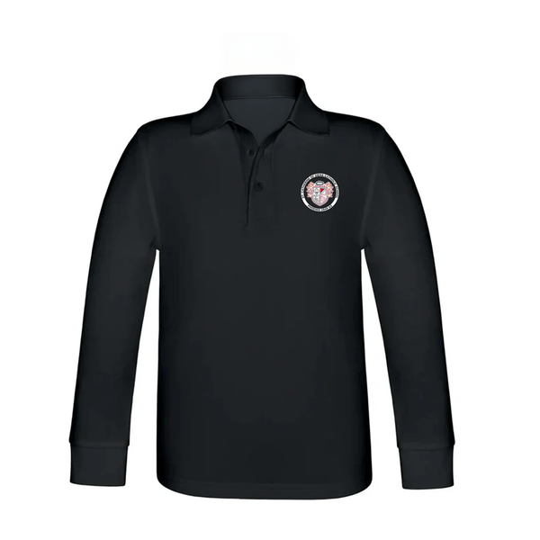 St. Catherine Of Siena Long Sleeve Pique Polo