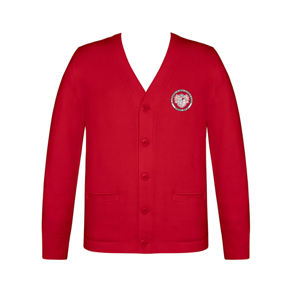 St. Catherine Of Siena Long Sleeve V-Neck Button Cardigan