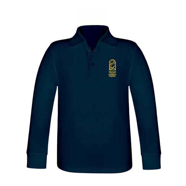 St. Gregory Long Sleeve Pique Polo