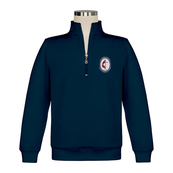 St. Marks 1/4 Zip Mock Neck Microfleece Pullover