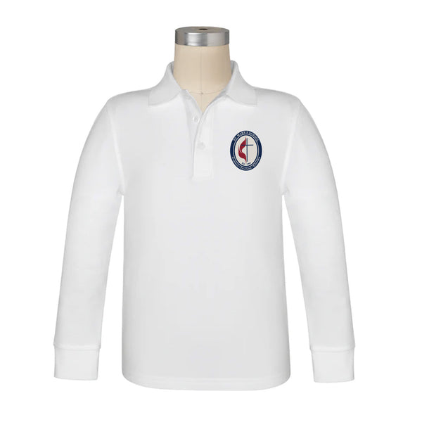 St. Marks Long Sleeve Pique Polo