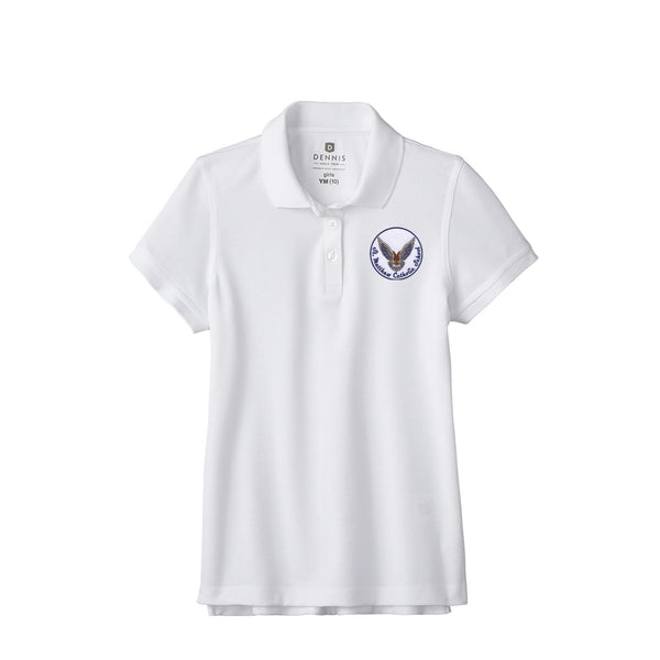 St. Matthew Catholic Girls Pique Tech Polo S/S