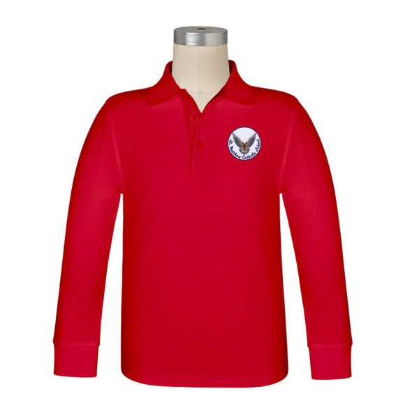 St. Matthew Catholic Long Sleeve Jersey Polo