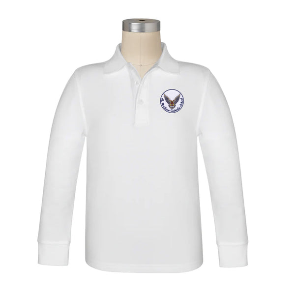 St. Matthew Catholic Long Sleeve Jersey Polo