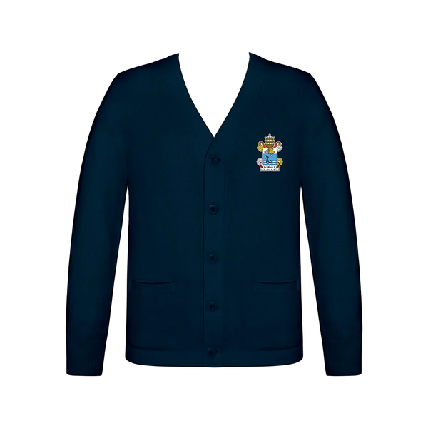 St. Pius X Long Sleeve V-Neck Button Cardigan