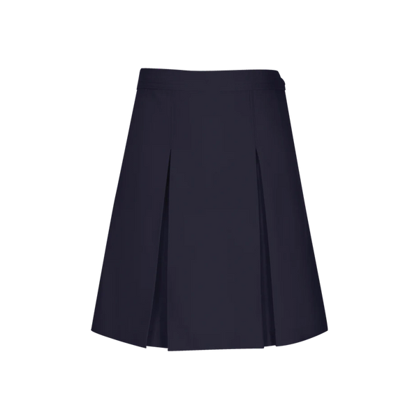 Stitched Down Kick Pleat Long Skirt
