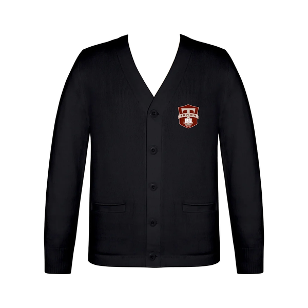 Trivium Prep Long Sleeve V-Neck Button Cardigan