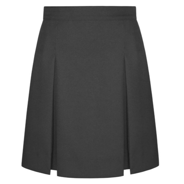 Stitched Down Kick Pleat Skirt - SOLIDS