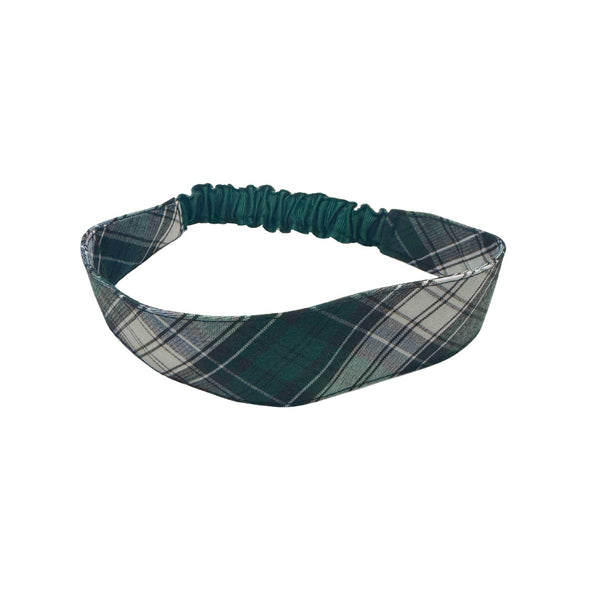 Plaid 739 Fabric Headband w/Elastic in Back