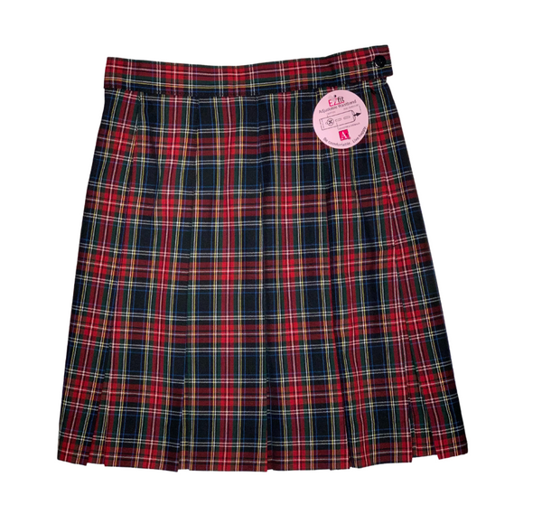 American Heritage Academy Box Pleat Plaid Skirt