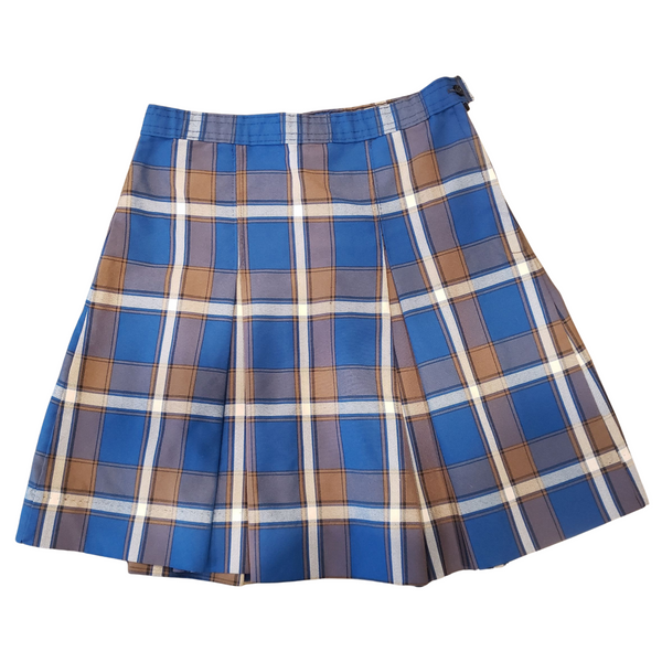 Queen of Peace 2 Kick Pleat Plaid Skirt