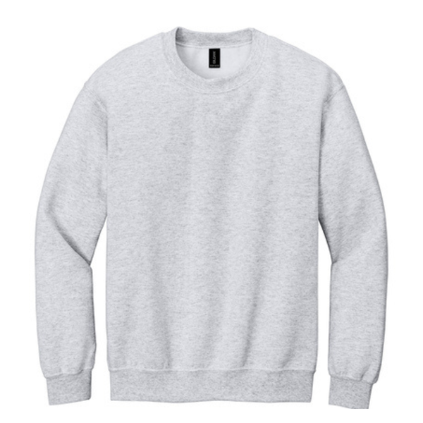 Crew Neck Ash  Fleece Sweatshirt