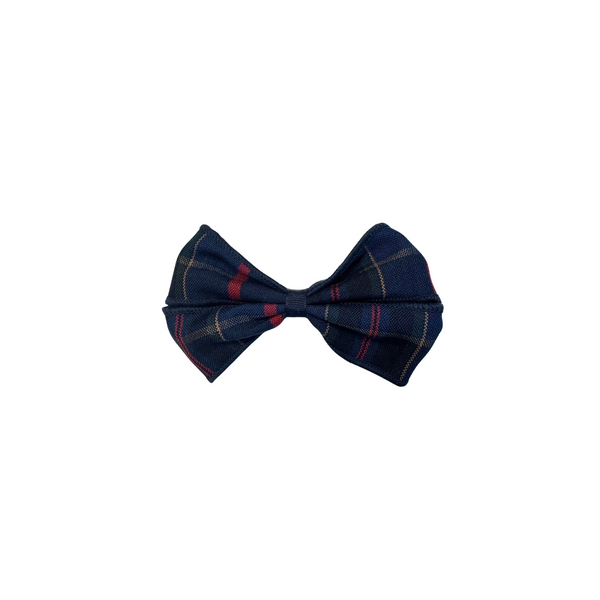 Plaid 93 Pinch Clip Bow