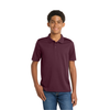 Unisex Maroon/Wine Performance Dry Fit Polo