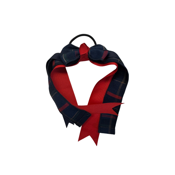 PLD93 Streamer Plaid Bow