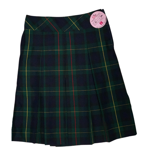 Veritas Prep Girls Plaid Box Pleat Skirt