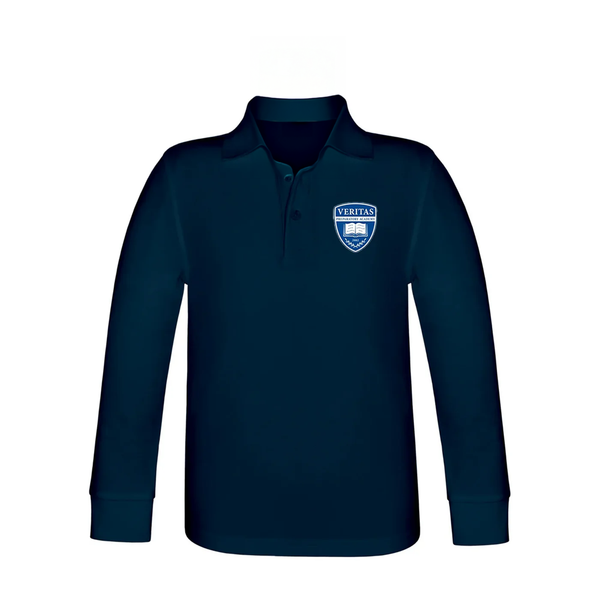 Veritas Prep Long Sleeve Pique Polo