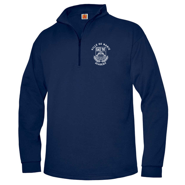 Ville De Marie Unisex Quarter Zip Fleece Pullover